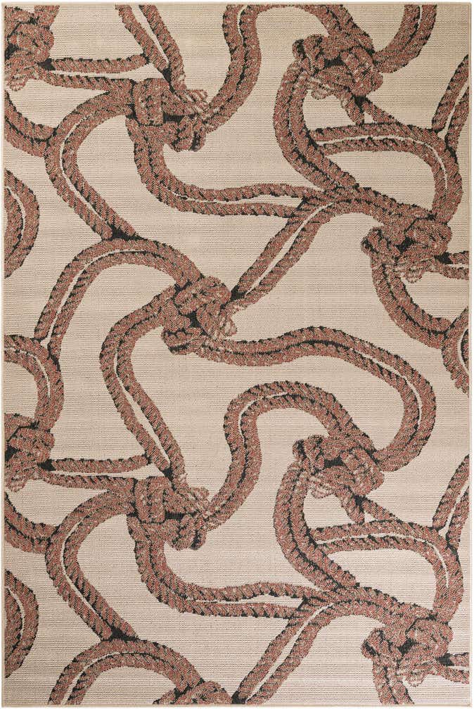6' x 9' Easy-Clean Coastal Indoor / Outdoor Rug