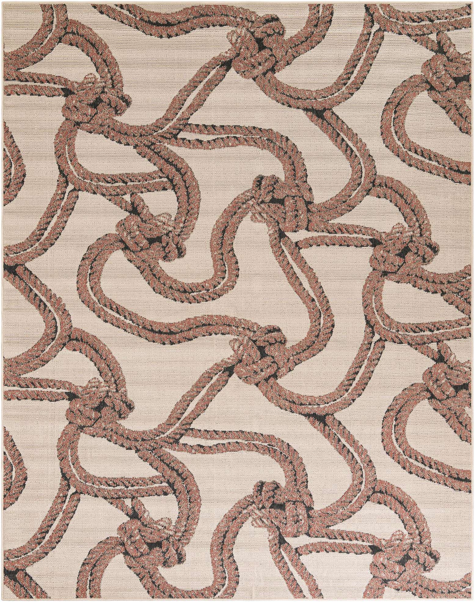 7' 10 x 10' Easy-Clean Coastal Indoor / Outdoor Rug