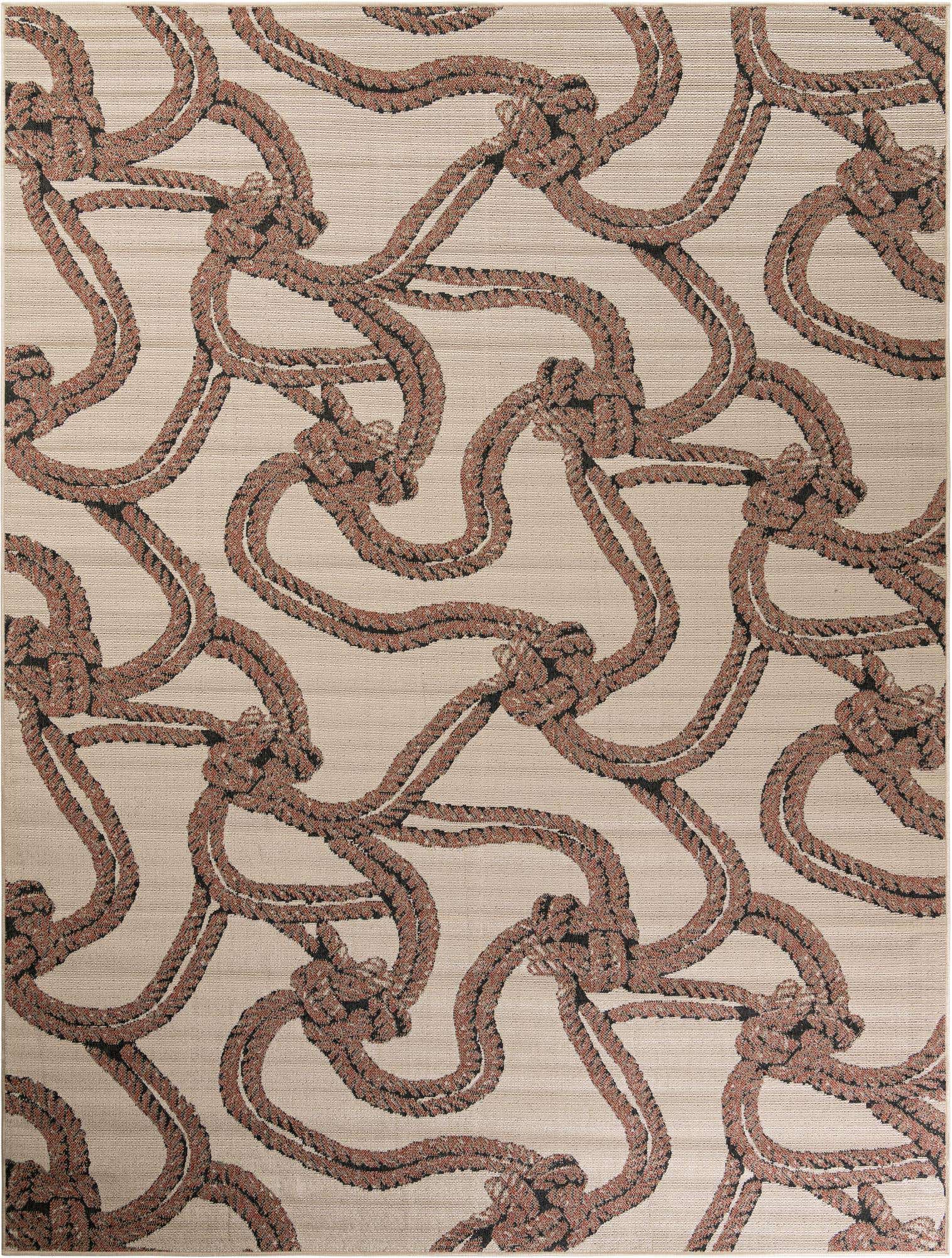 9' x 12' Easy-Clean Coastal Indoor / Outdoor Rug