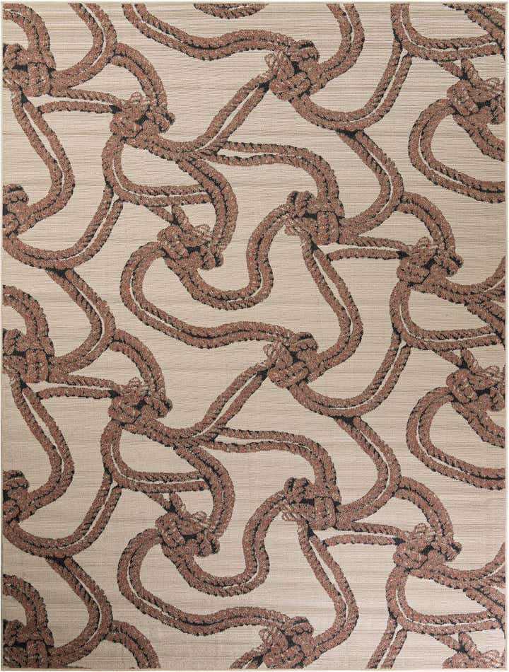 9' x 12' Easy-Clean Coastal Indoor / Outdoor Rug