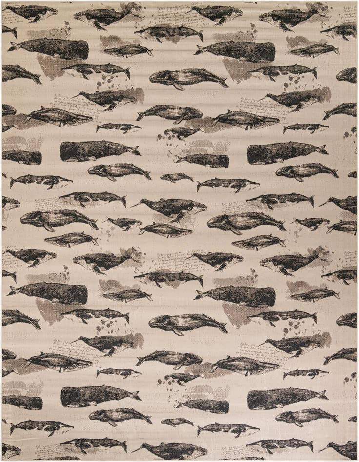 Detail image of 10' x 14' Easy-Clean Coastal Indoor / Outdoor Rug