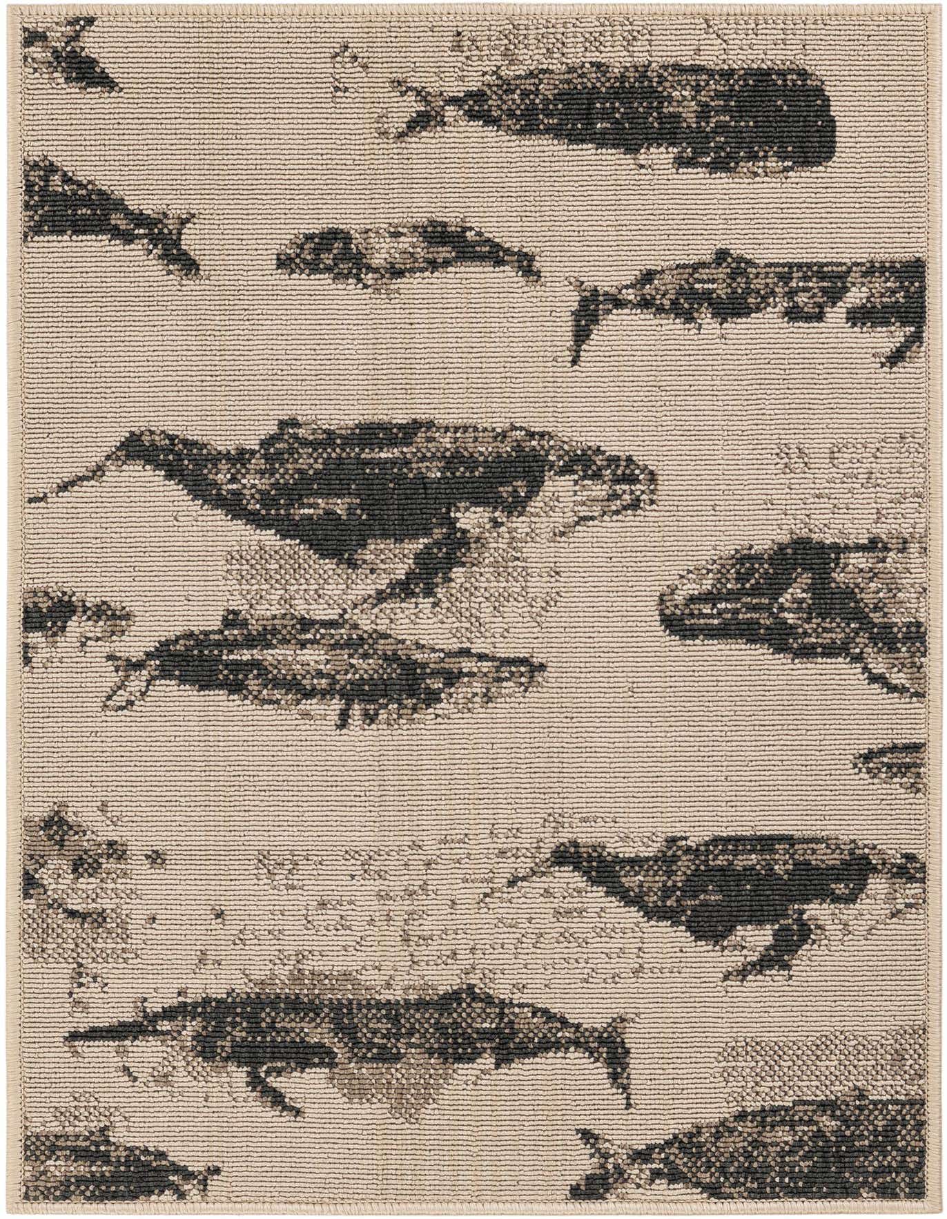 2' x 3' Easy-Clean Coastal Indoor / Outdoor Rug