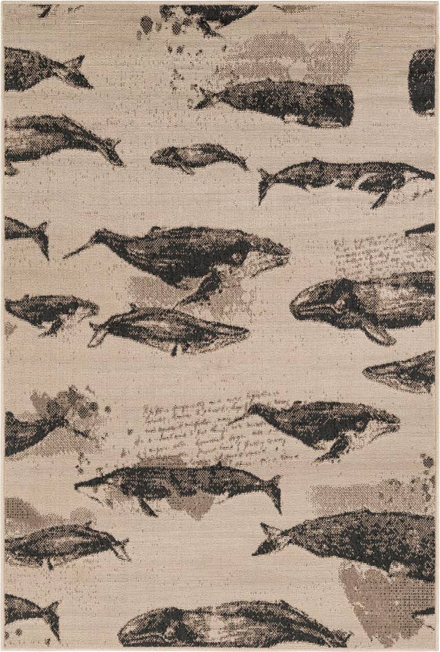 Detail image of 4' x 6' Easy-Clean Coastal Indoor / Outdoor Rug