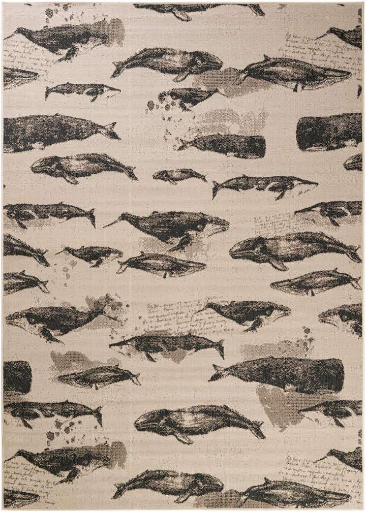 6' x 9' Easy-Clean Coastal Indoor / Outdoor Rug