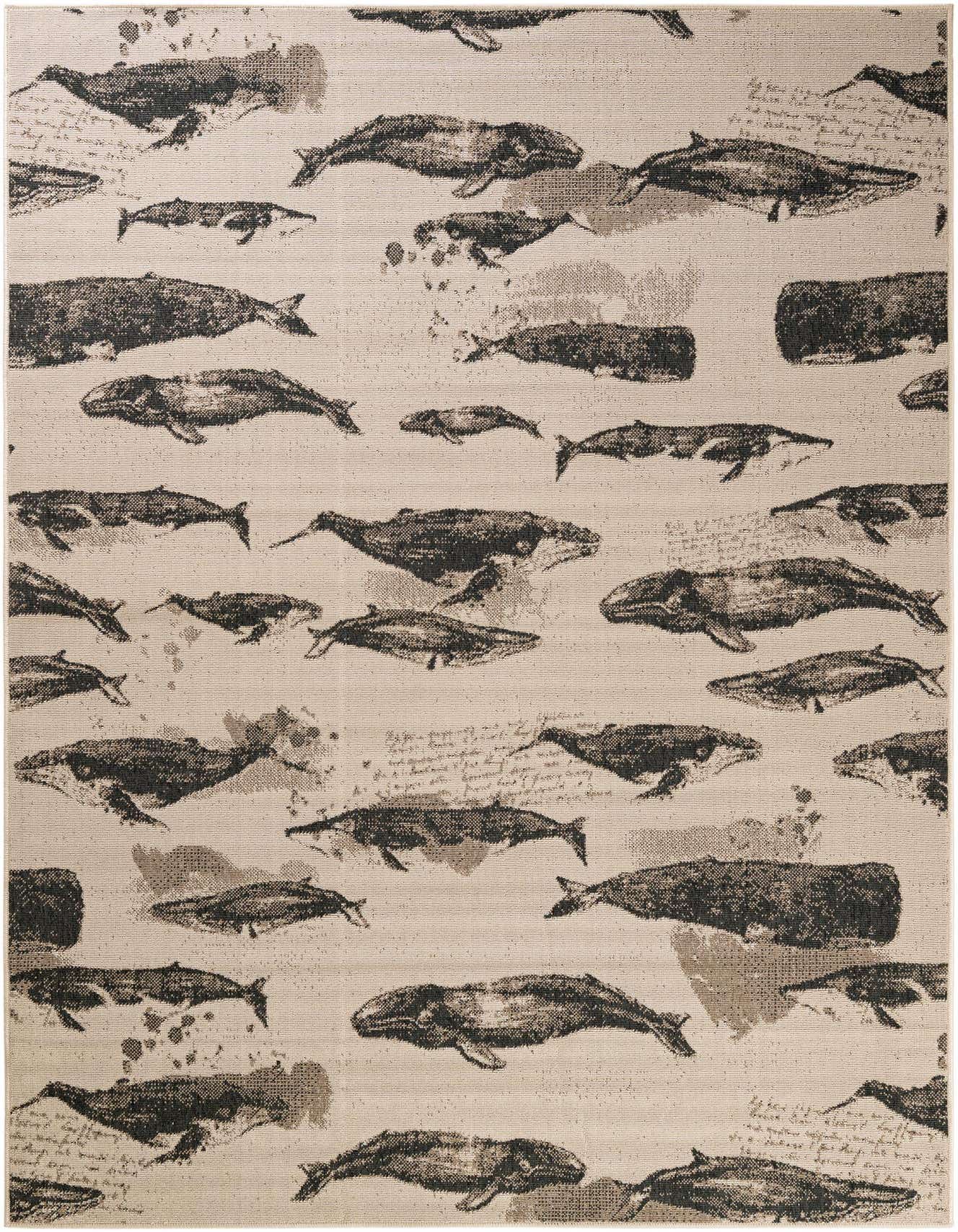 6' x 9' Easy-Clean Coastal Indoor / Outdoor Rug