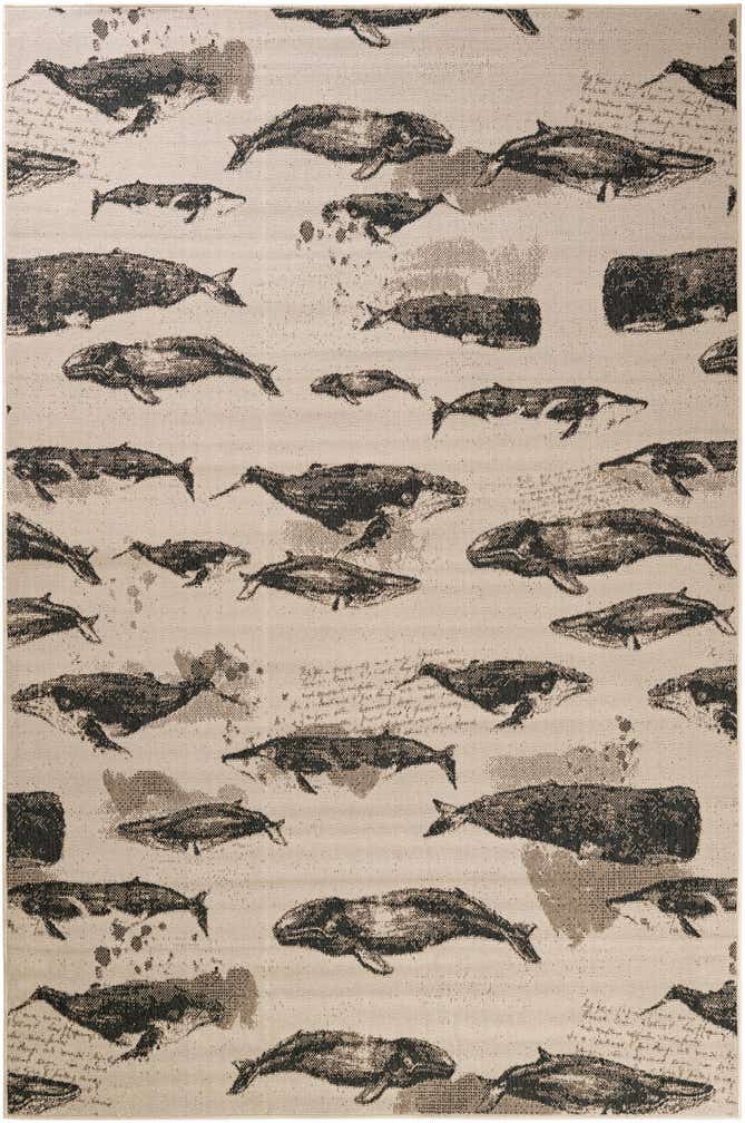 6' x 9' Easy-Clean Coastal Indoor / Outdoor Rug