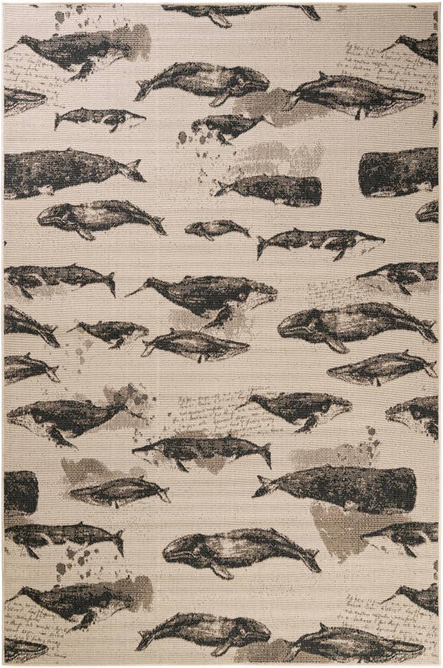 Detail image of 6' x 9' Easy-Clean Coastal Indoor / Outdoor Rug