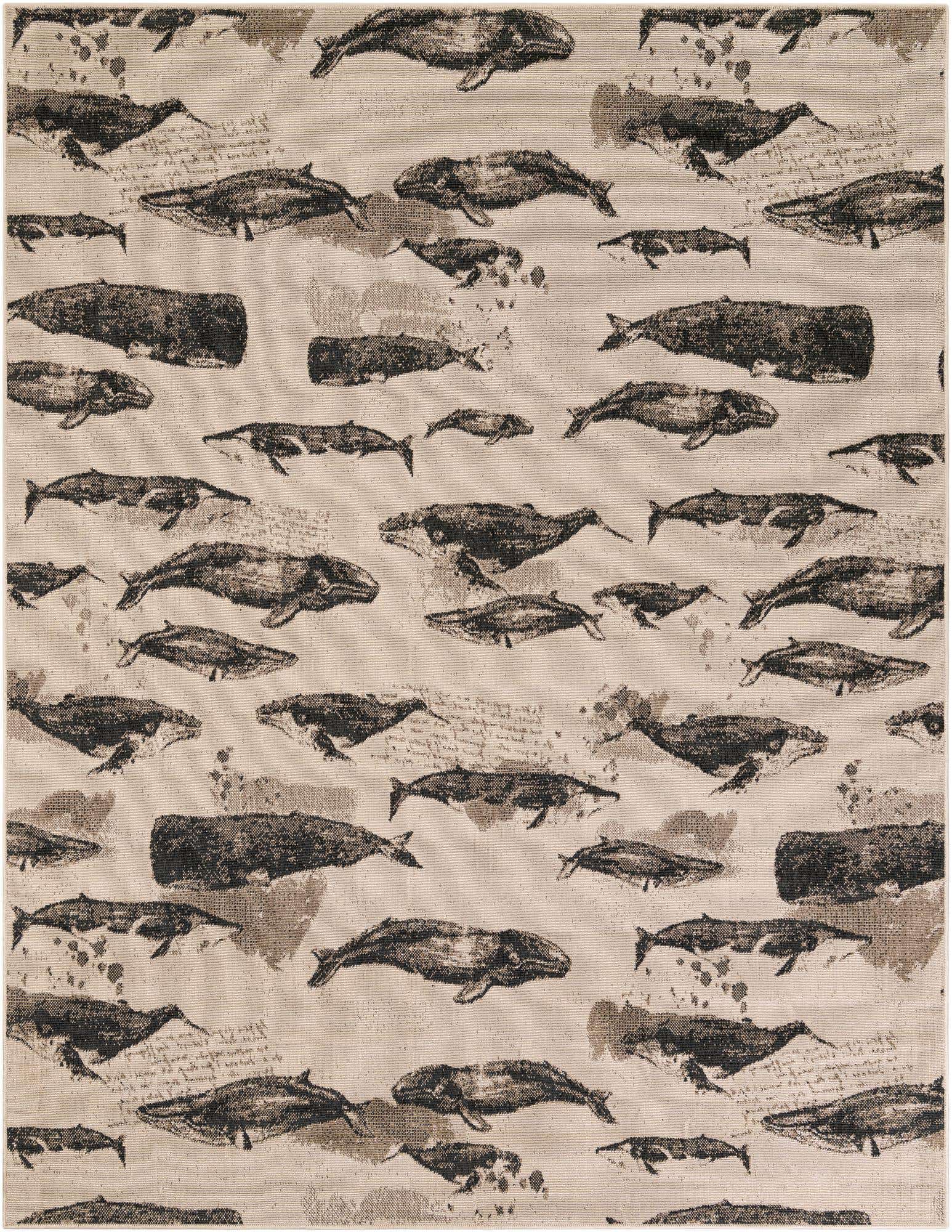 7' 10 x 10' Easy-Clean Coastal Indoor / Outdoor Rug