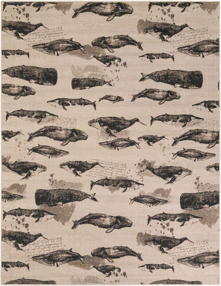 7' 10 x 10' Easy-Clean Coastal Indoor / Outdoor Rug