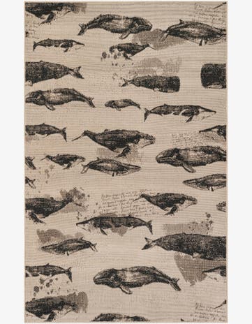 5' x 8' Easy-Clean Coastal Indoor / Outdoor Rug