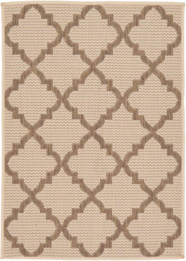 2' 2 x 3' Easy-Clean Lattice Indoor / Outdoor Rug