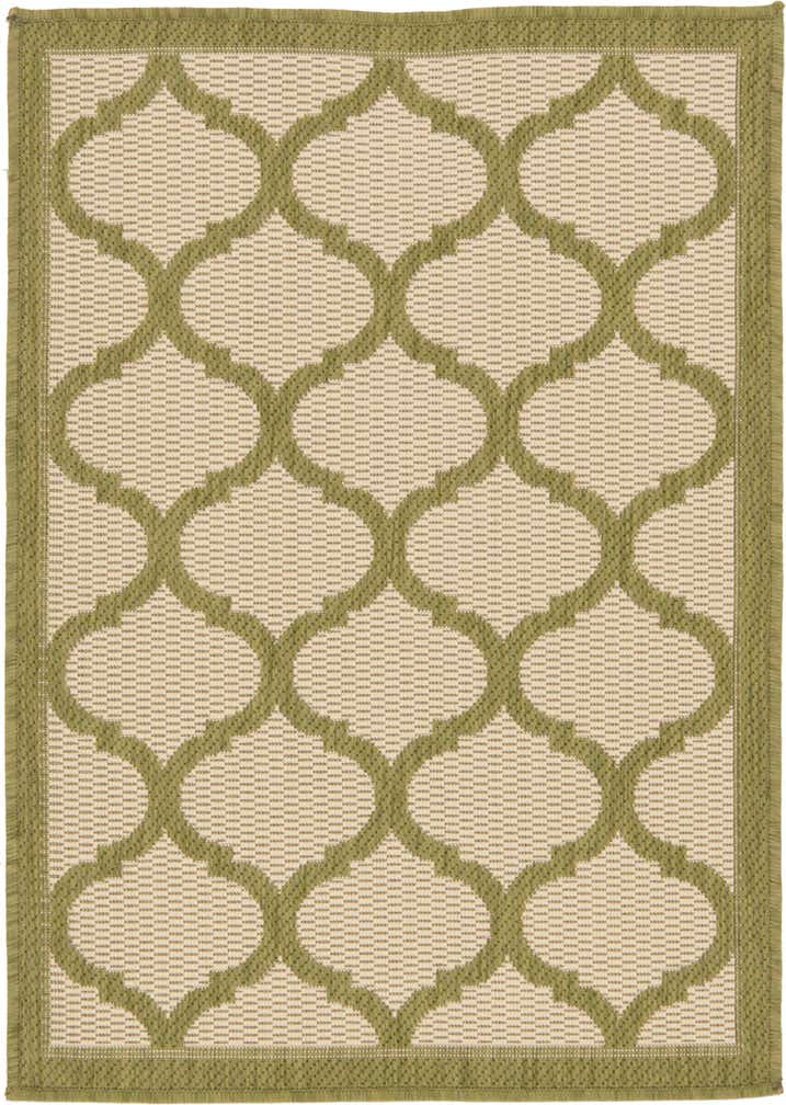 2' 2 x 3' Easy-Clean Lattice Indoor / Outdoor Rug