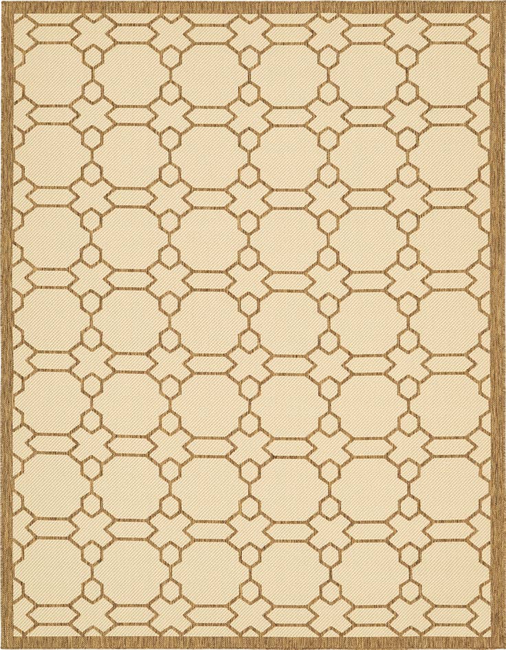 Detail image of 8' x 11' 4 Easy-Clean Lattice Indoor / Outdoor Rug