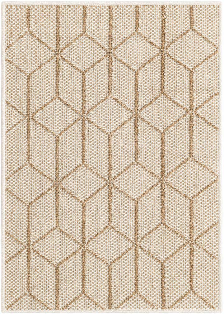2' x 3' 1 Easy-Clean Lattice Indoor / Outdoor Rug