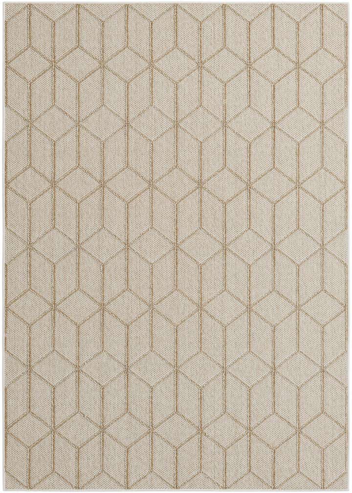 5' 3 x 8' Easy-Clean Lattice Indoor / Outdoor Rug
