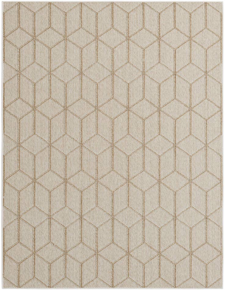 Detail image of 5' 3 x 8' Easy-Clean Lattice Indoor / Outdoor Rug