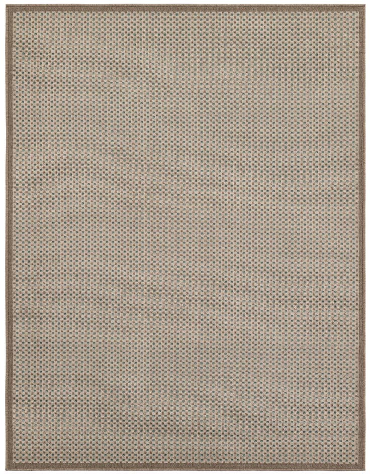 Detail image of 5' 3 x 7' 7 Easy-Clean Modern Indoor / Outdoor Rug