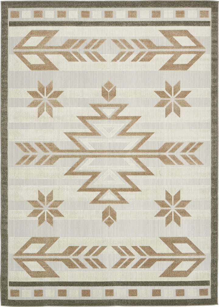 9' x 12' Easy-Clean Modern Indoor / Outdoor Rug