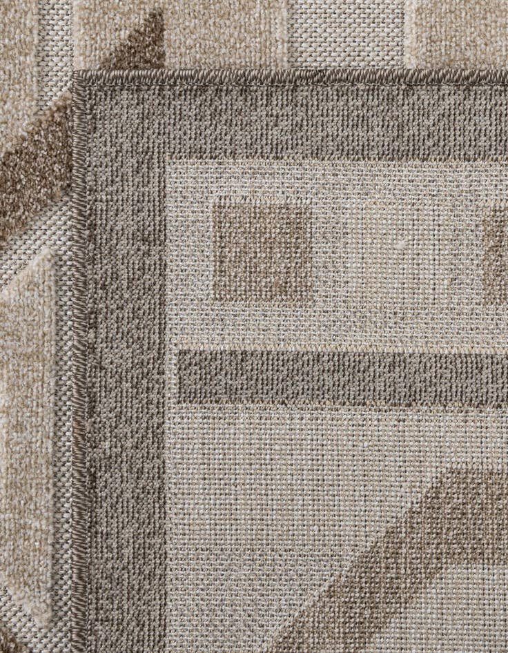 Detail image of 8' x 10' Easy-Clean Modern Indoor / Outdoor Rug