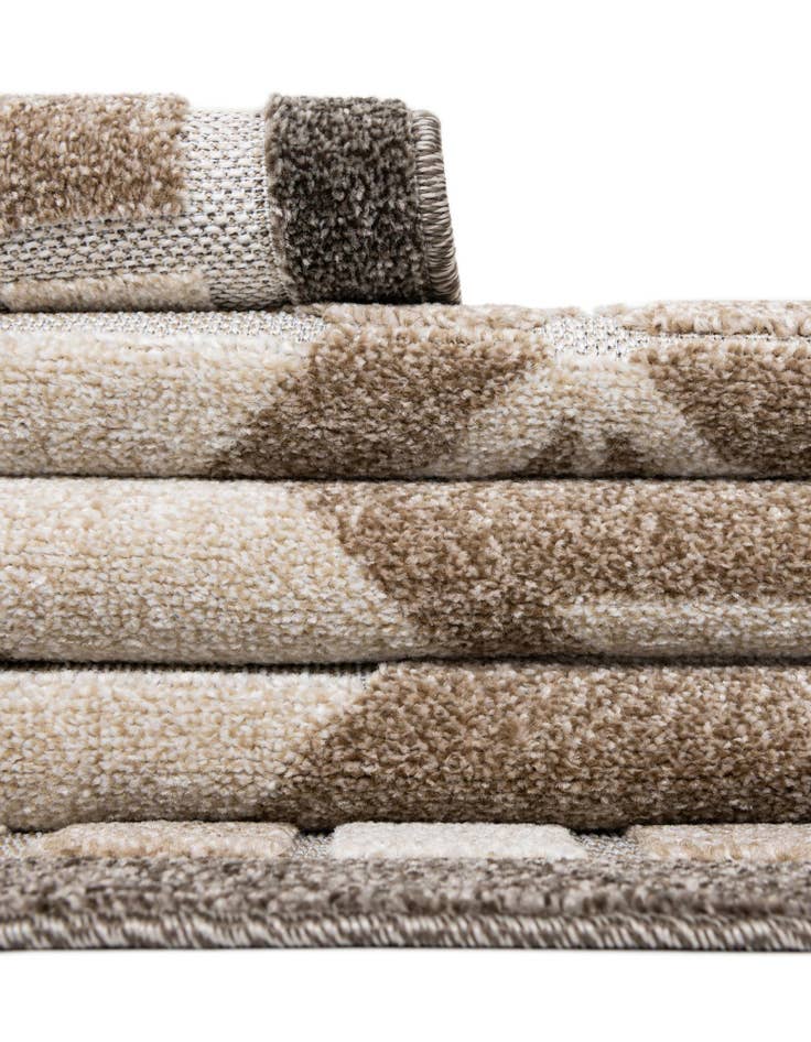 Detail image of 8' x 10' Easy-Clean Modern Indoor / Outdoor Rug