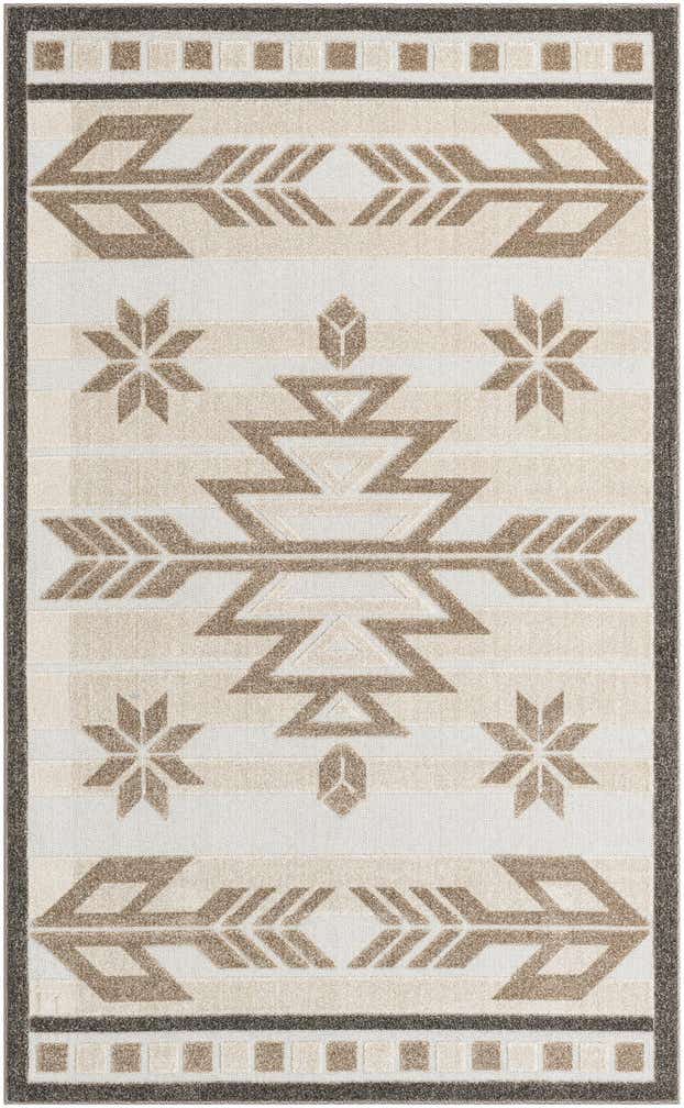 5' x 8' Easy-Clean Modern Indoor / Outdoor Rug