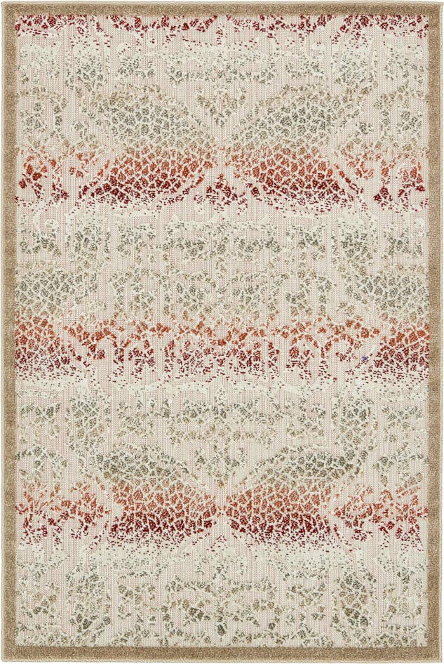 Detail image of 4' x 6' Easy-Clean Modern Indoor / Outdoor Rug