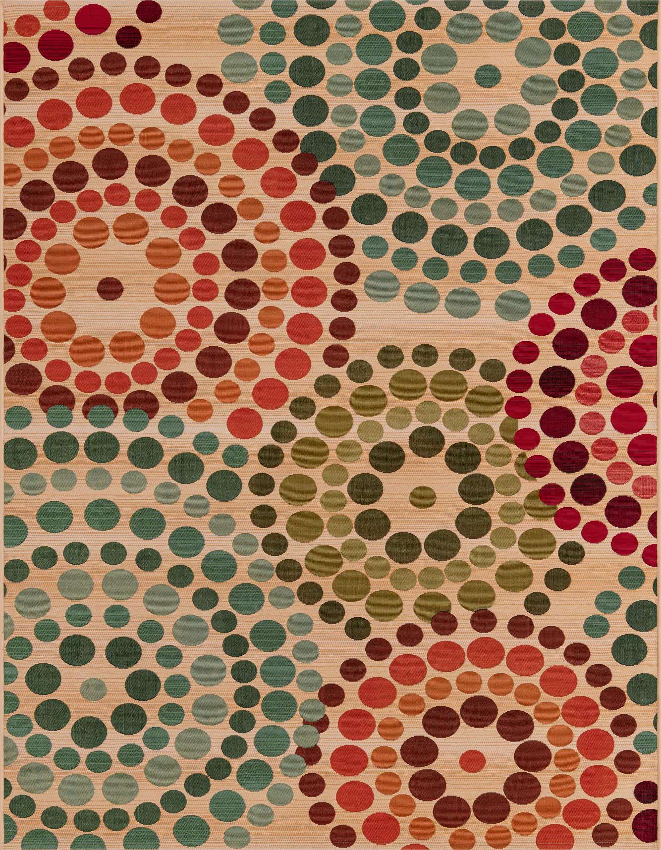 5' 3 x 8' Easy-Clean Modern Indoor / Outdoor Rug