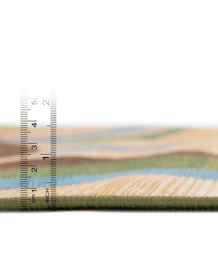 Detail image of 5' 3 x 8'  Washable Modern Indoor / Outdoor Rug