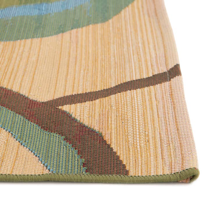 Detail image of 2' 2 x 3' Easy-Clean Modern Indoor / Outdoor Rug