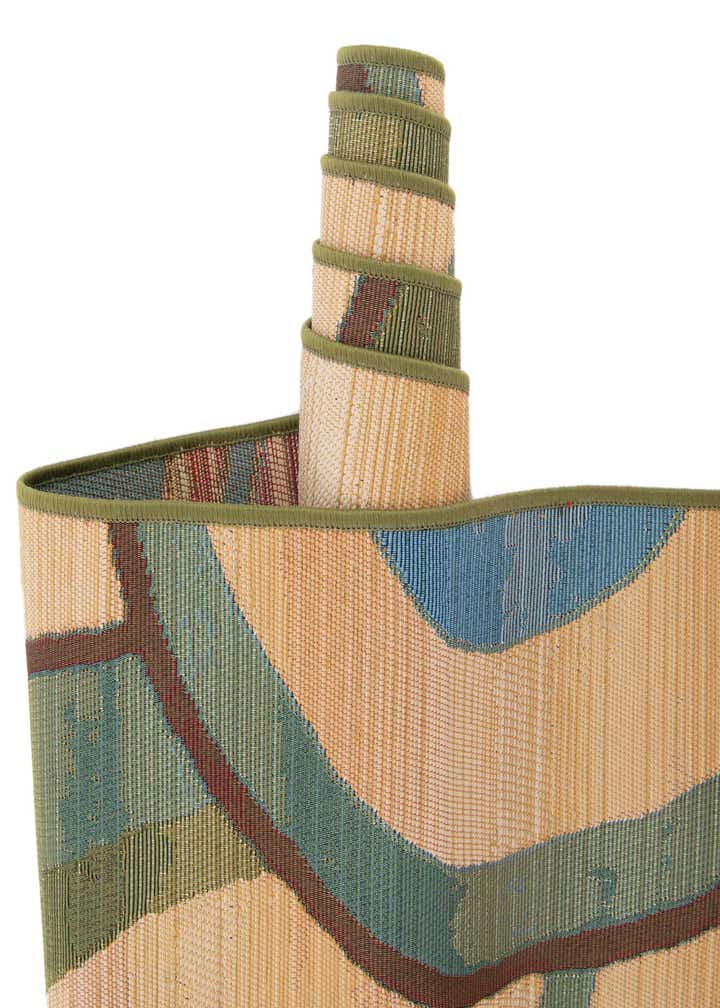 5' 3 x 8' Easy-Clean Modern Indoor / Outdoor Rug