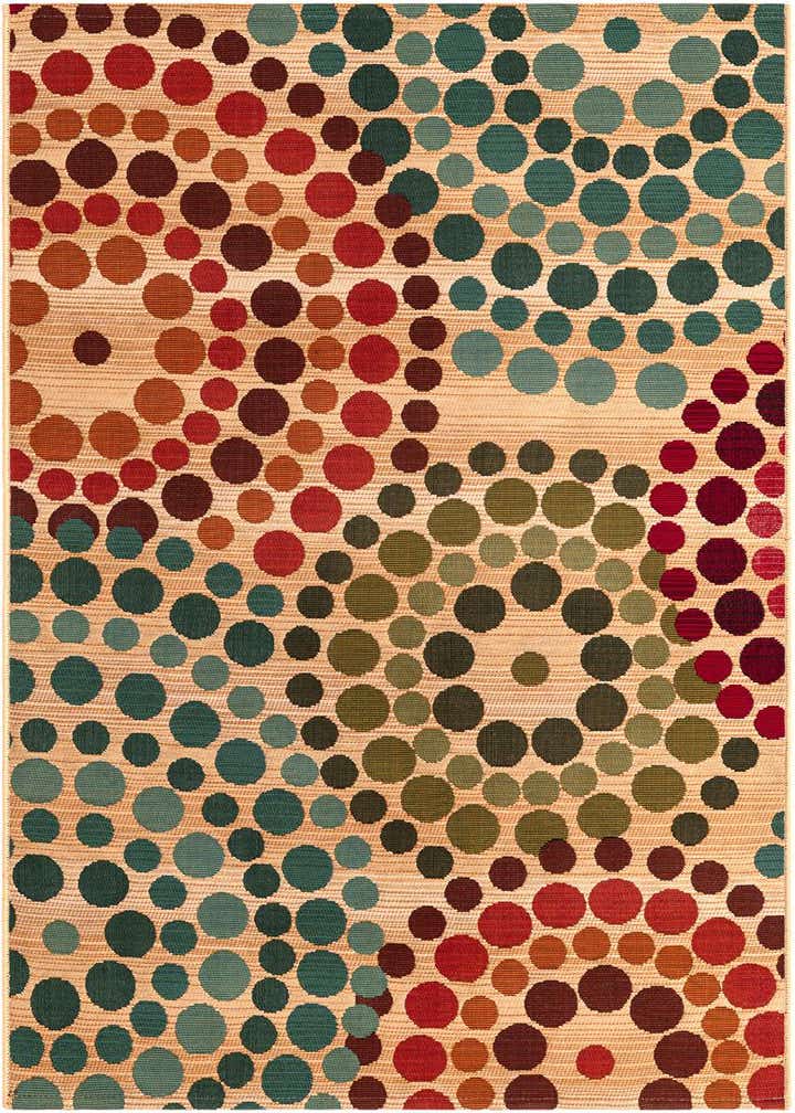 2' 2 x 3' Easy-Clean Modern Indoor / Outdoor Rug