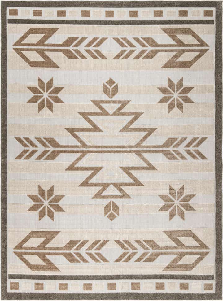 10' x 13' Easy-Clean Modern Indoor / Outdoor Rug