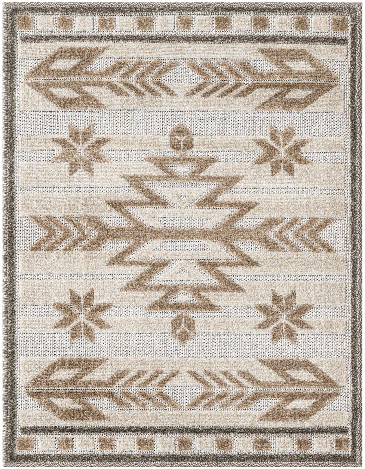 2' x 3' Easy-Clean Modern Indoor / Outdoor Rug