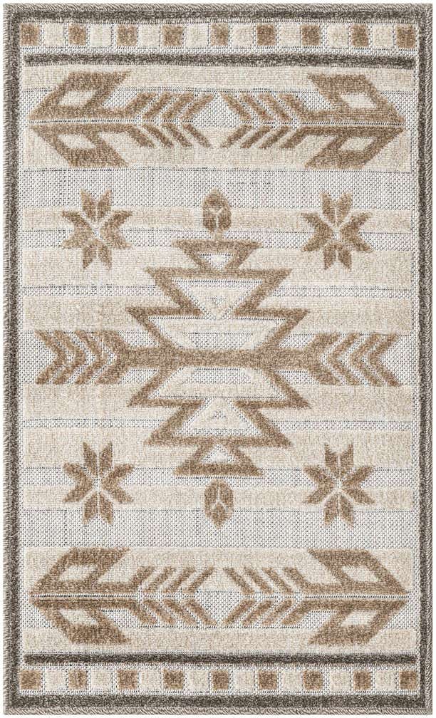 2' x 3' Easy-Clean Modern Indoor / Outdoor Rug