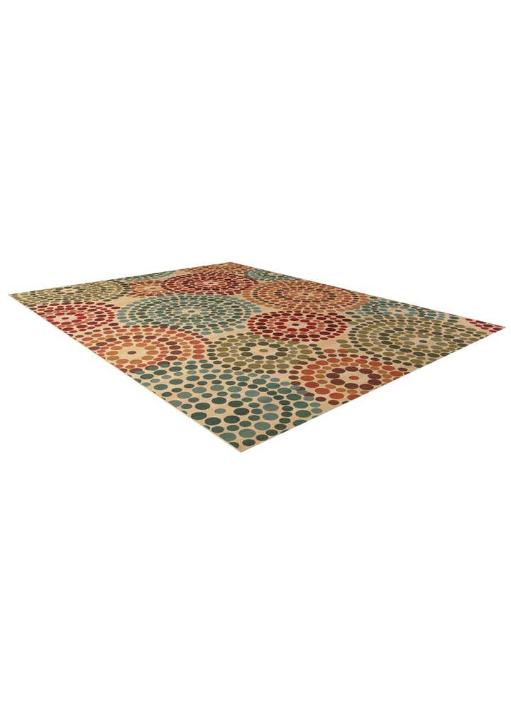 10' x 13' Easy-Clean Modern Indoor / Outdoor Rug