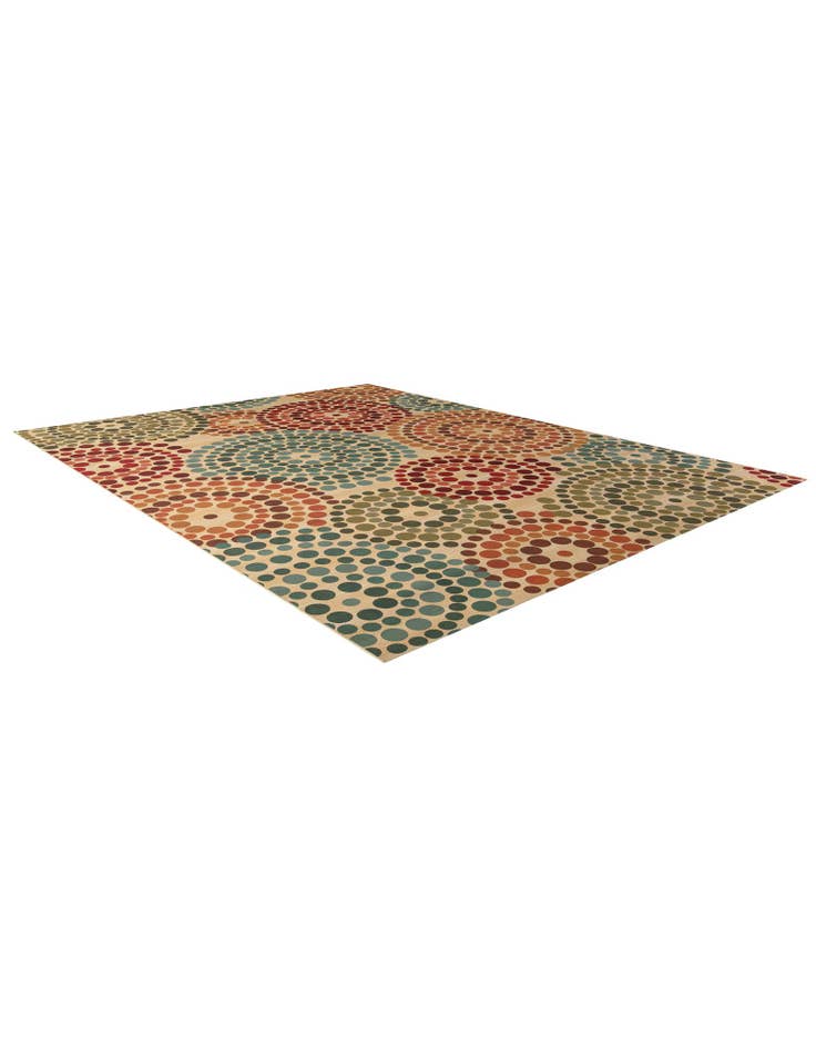 Detail image of 10' x 13' Easy-Clean Modern Indoor / Outdoor Rug