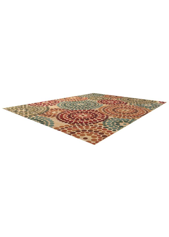 10' x 13' Easy-Clean Modern Indoor / Outdoor Rug