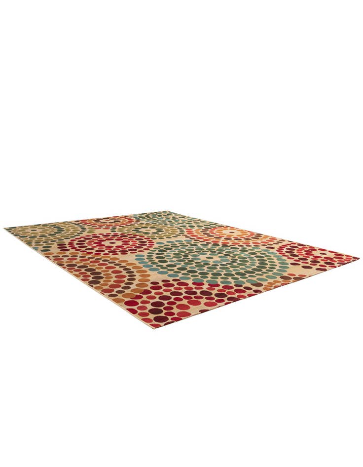 Detail image of 7' 10 x 10' Easy-Clean Modern Indoor / Outdoor Rug