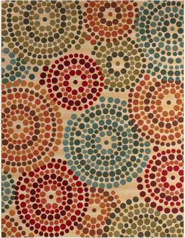 9' x 12' Easy-Clean Modern Indoor / Outdoor Rug