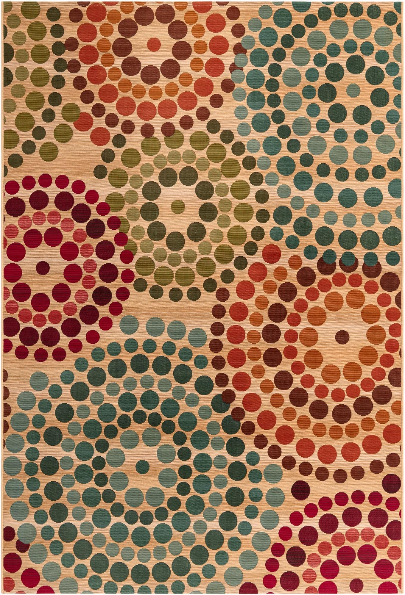 6' x 9'  Washable Modern Indoor / Outdoor Rug