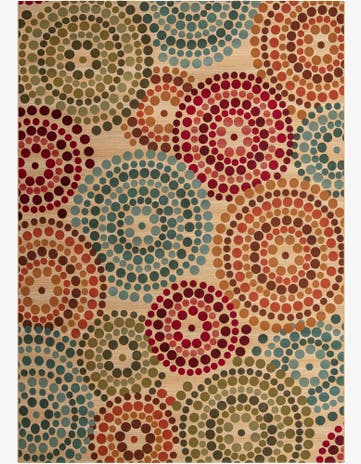 10' x 14' Easy-Clean Modern Indoor / Outdoor Rug