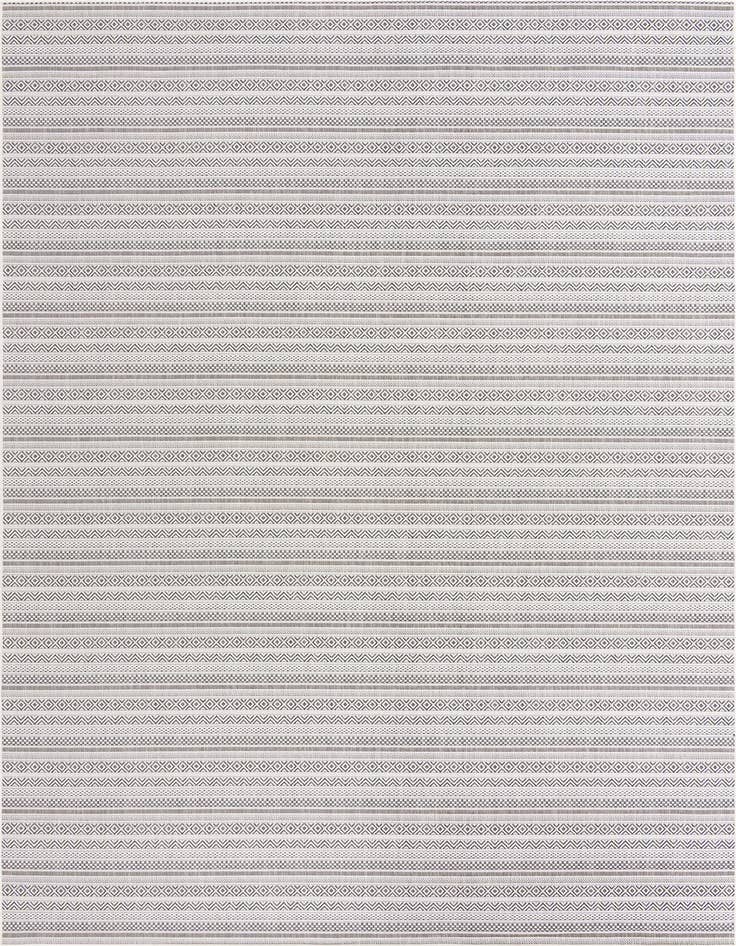 Detail image of 10' x 14' Easy-Clean Ribbon Indoor / Outdoor Rug