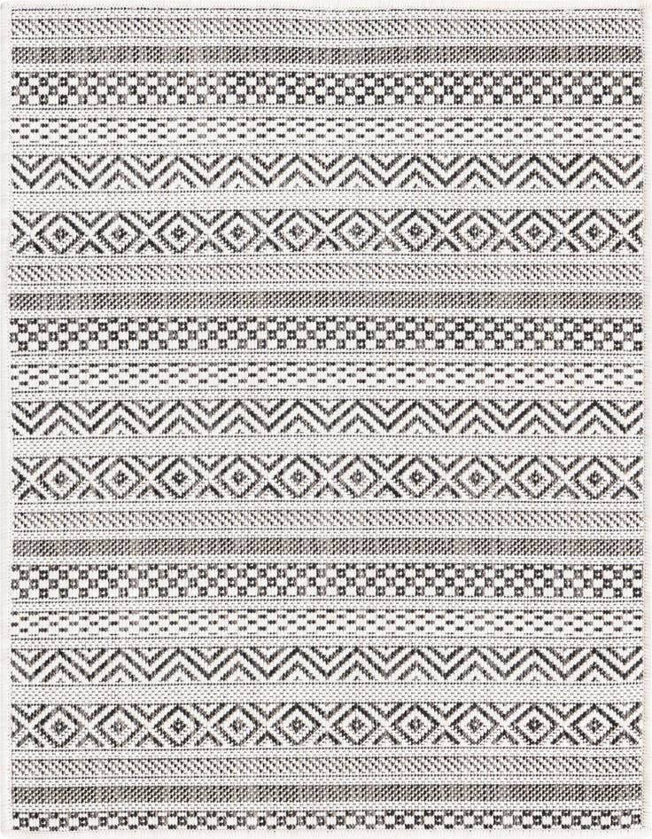 Detail image of 2' x 3' Easy-Clean Ribbon Indoor / Outdoor Rug