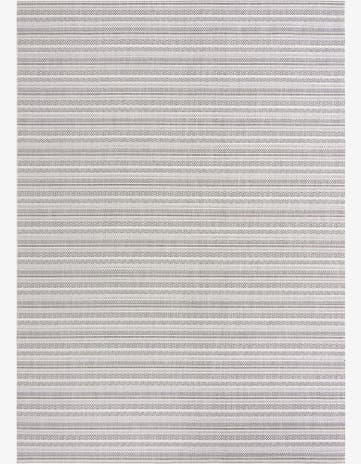 Beige Easy-Clean Ribbon Indoor / Outdoor Rug