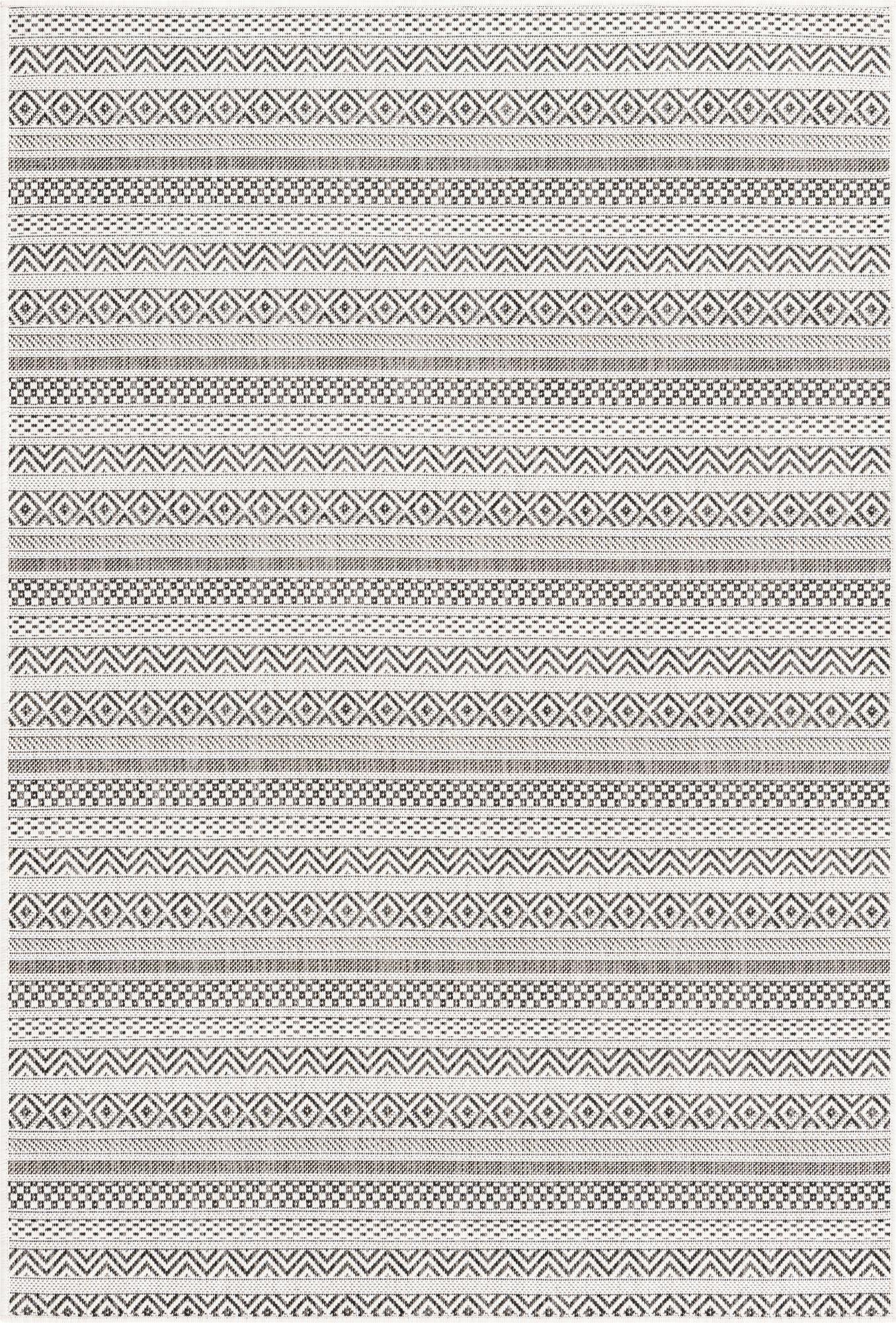 4' x 6' Washable Ribbon Indoor / Outdoor Rug