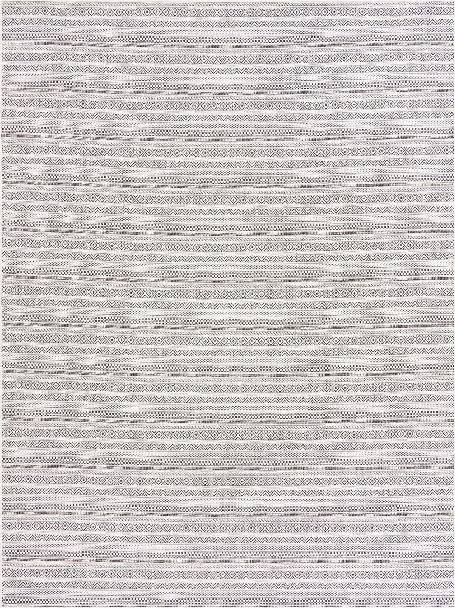 9' x 12' Washable Ribbon Indoor / Outdoor Rug