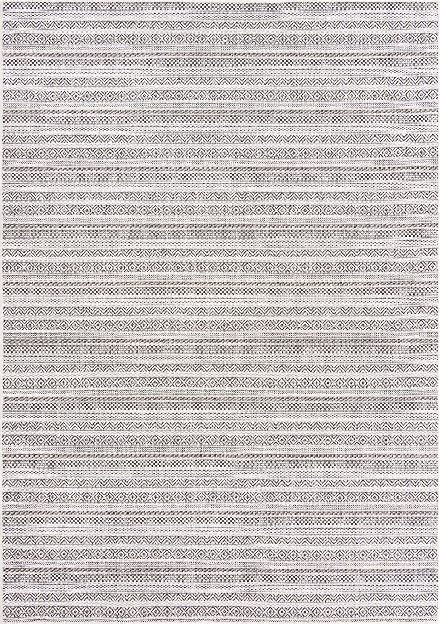7' x 10' Washable Ribbon Indoor / Outdoor Rug