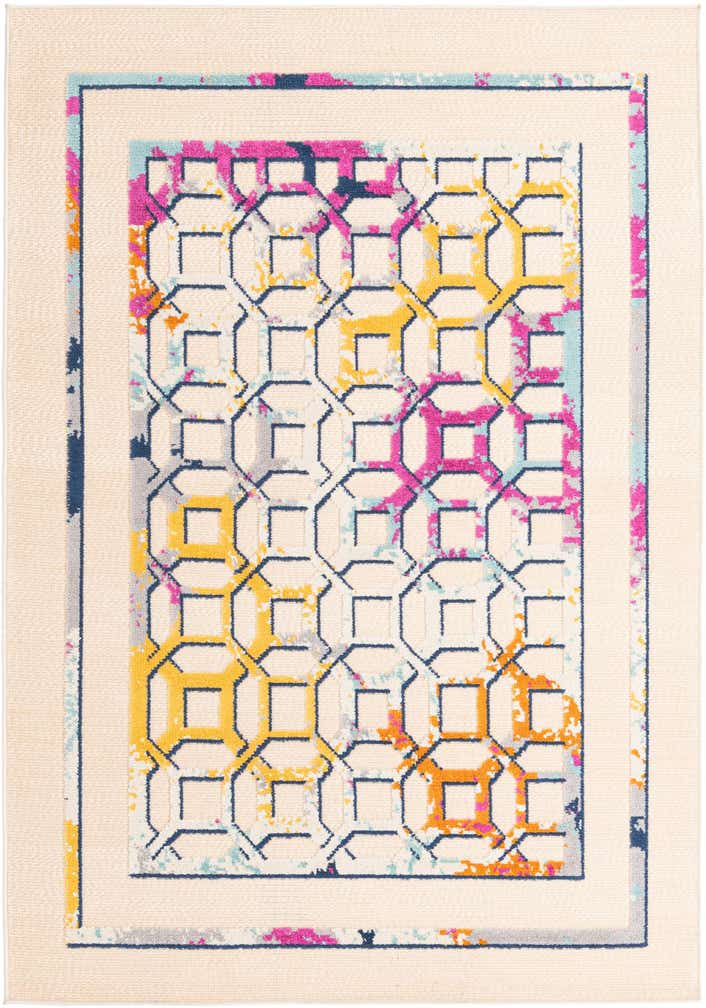 5' 3 x 7' 7 Easy-Clean Indoor / Outdoor Rug