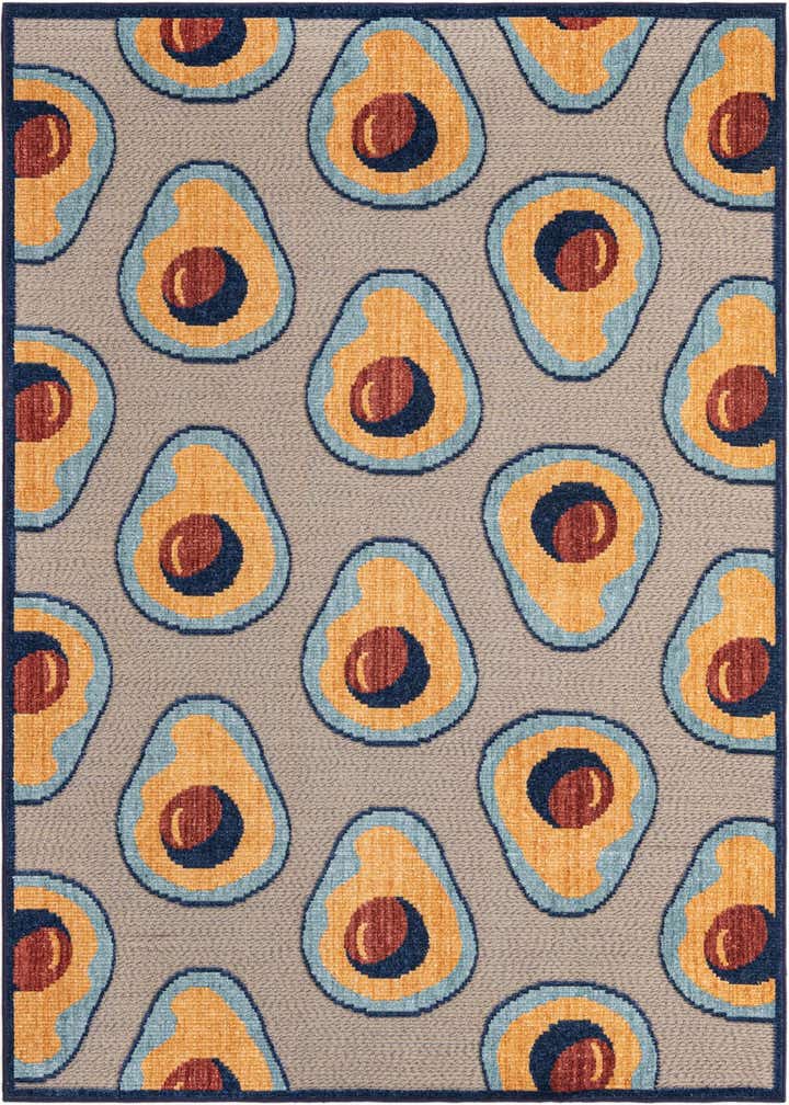 5' x 7' 7 Easy-Clean Indoor / Outdoor Rug