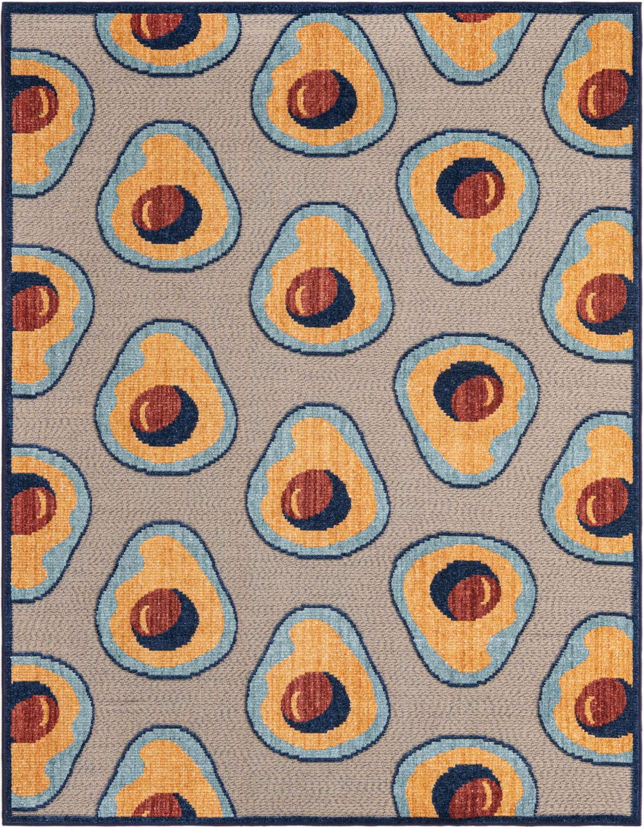 5' x 7' 7 Easy-Clean Indoor / Outdoor Rug